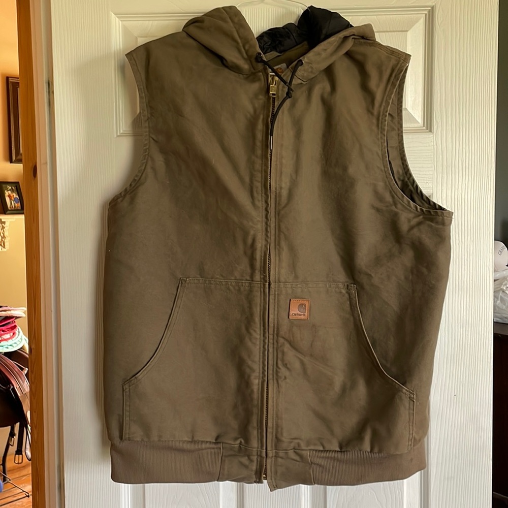 Carhartt XL thick hoodie vest